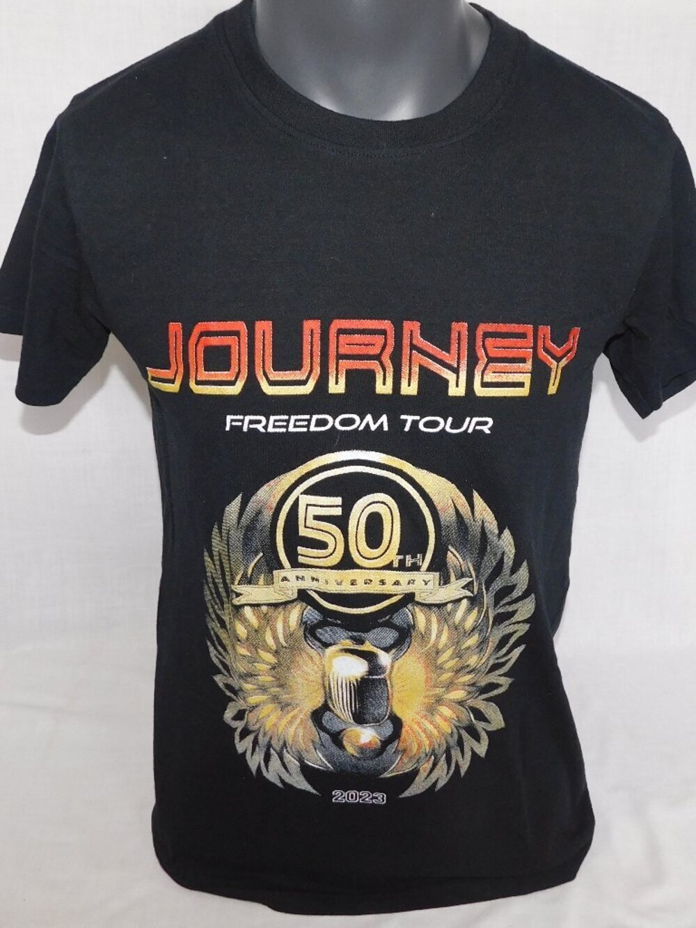 Journey 2023 Freedom Tour 50th Anniversary Concert Graphic T Shirt Mens M